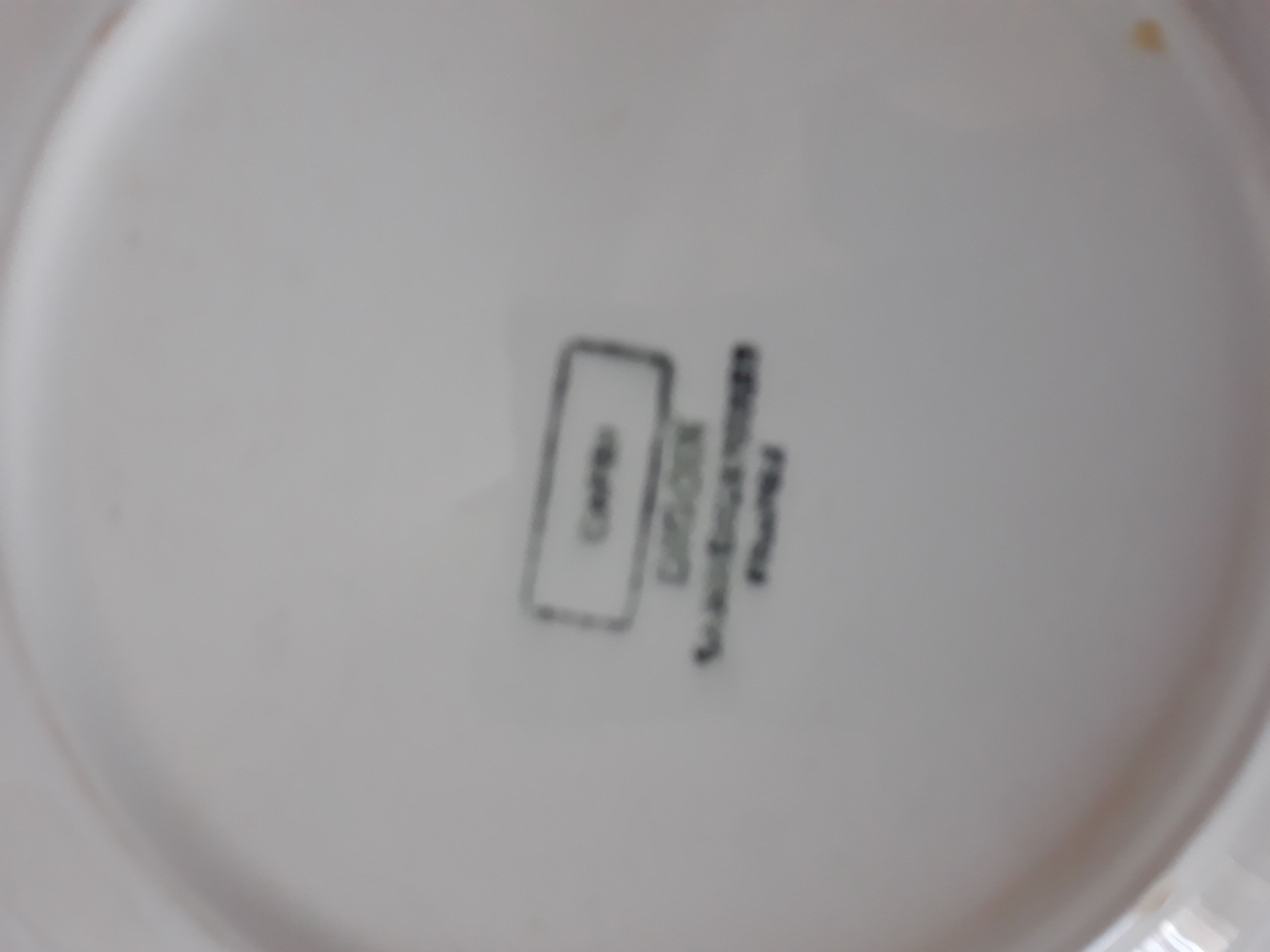 Set de 3 assiettes creuses sarreguemines "capri" blanc/ocre