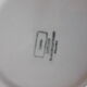 Set de 3 assiettes creuses sarreguemines "capri" blanc/ocre