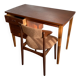 Chaise scandinave vintage en bouclette terracotta « Else »