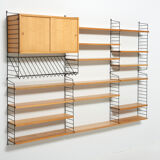 Shelving System in Ash by Nisse Strinning for String, Sweden - 1950