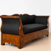 Exceptional 19th Century Biedermeier Walnut Sofa, circa 1850