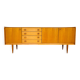 Vintage Scandinavian sideboard in blond teak