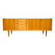 Vintage Scandinavian sideboard in blond teak