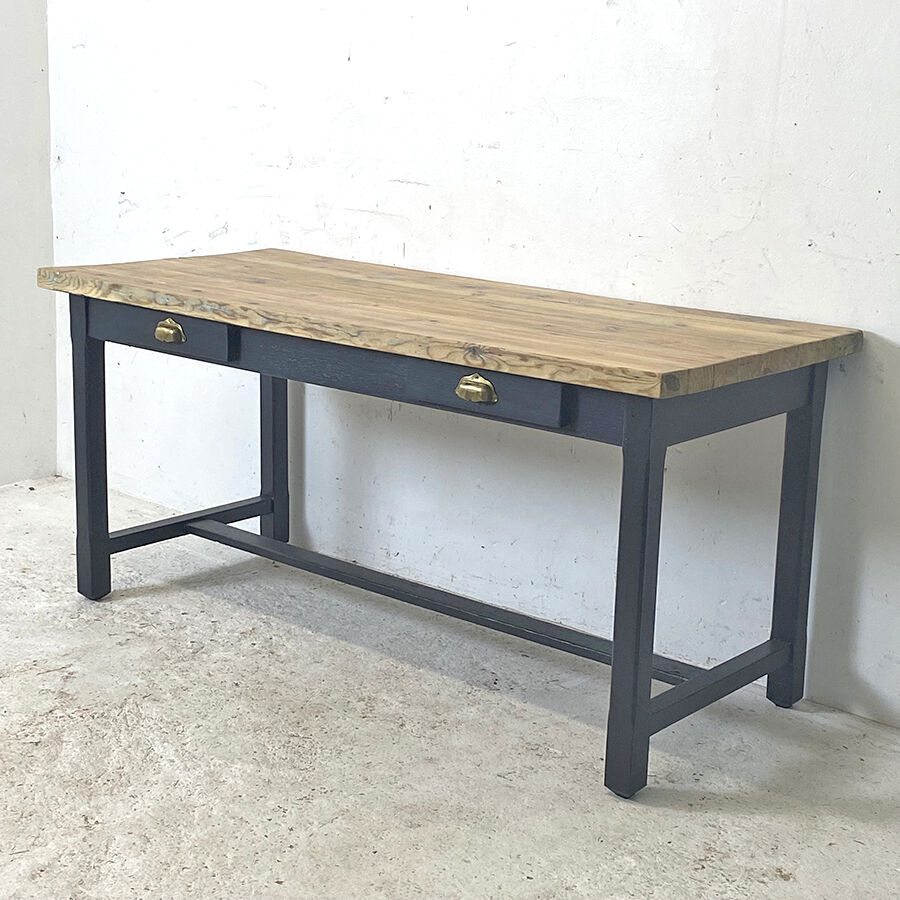 Table de ferme en Sapin vintage 50's