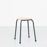 Stool vintage beech gray