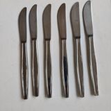 Set of 6 Rostfrei stainless steel table knives