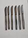 Set of 6 Rostfrei stainless steel table knives