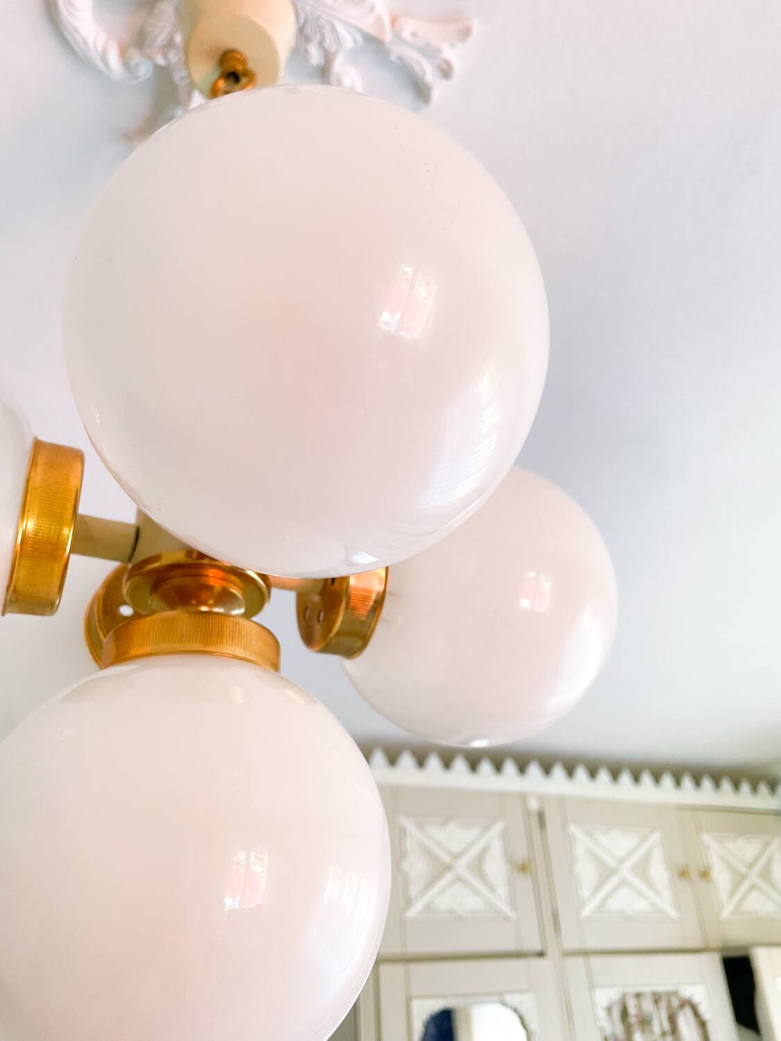 Suspension style vintage italien Spoutnik des années 70
