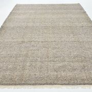 Tapis Kilim turc vintage marron uni 8x10, 255x322 cm