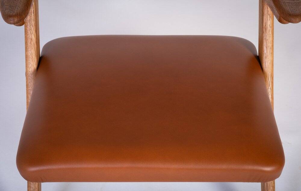 Architectural Armchairs by Arne Hovmand Olsen, Denmark, 1970s, Set of 2