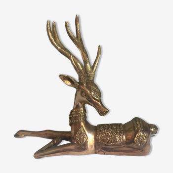 Cerf royal en laiton vintage