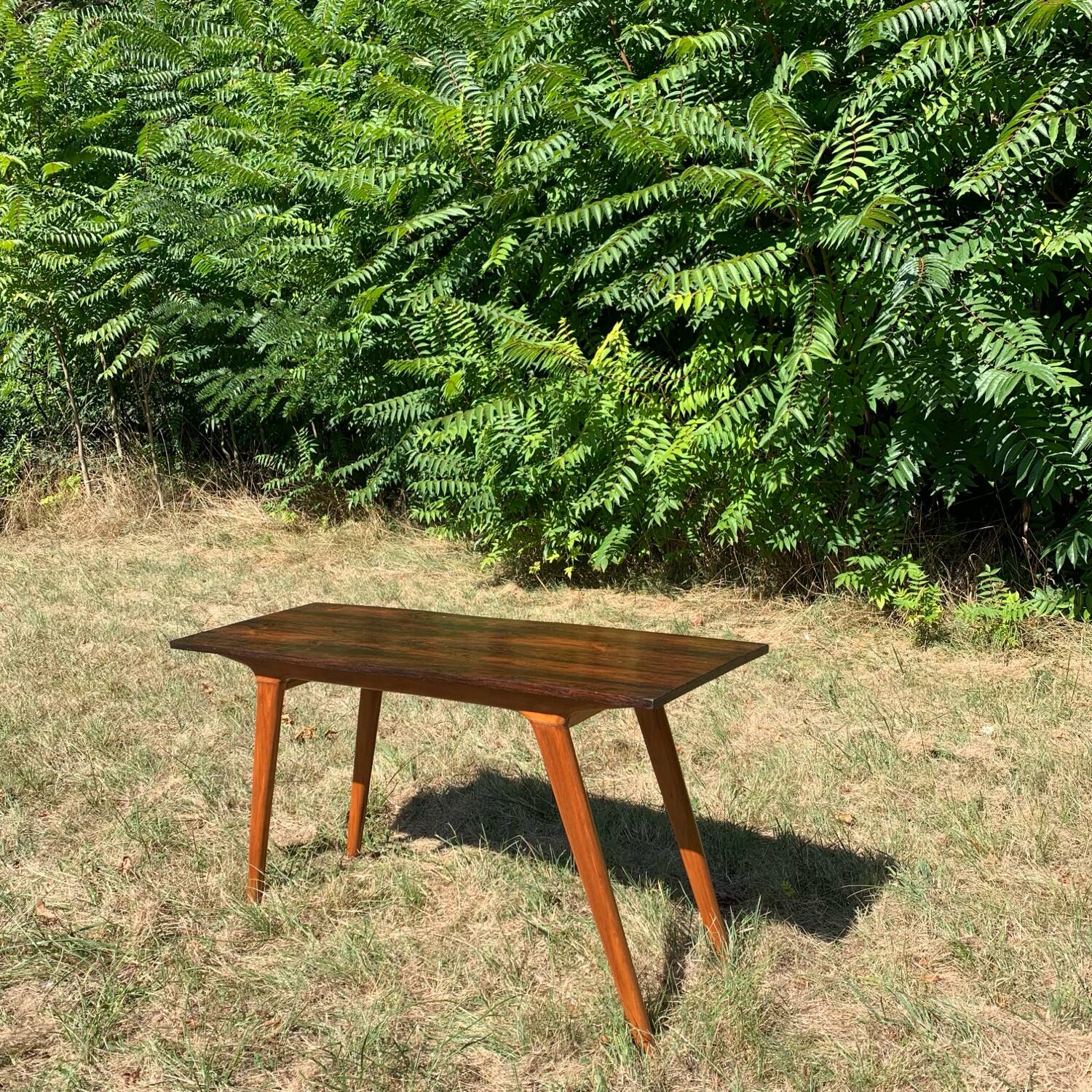 Console brésilienne en palissandre et caviuna, G Scapinelli