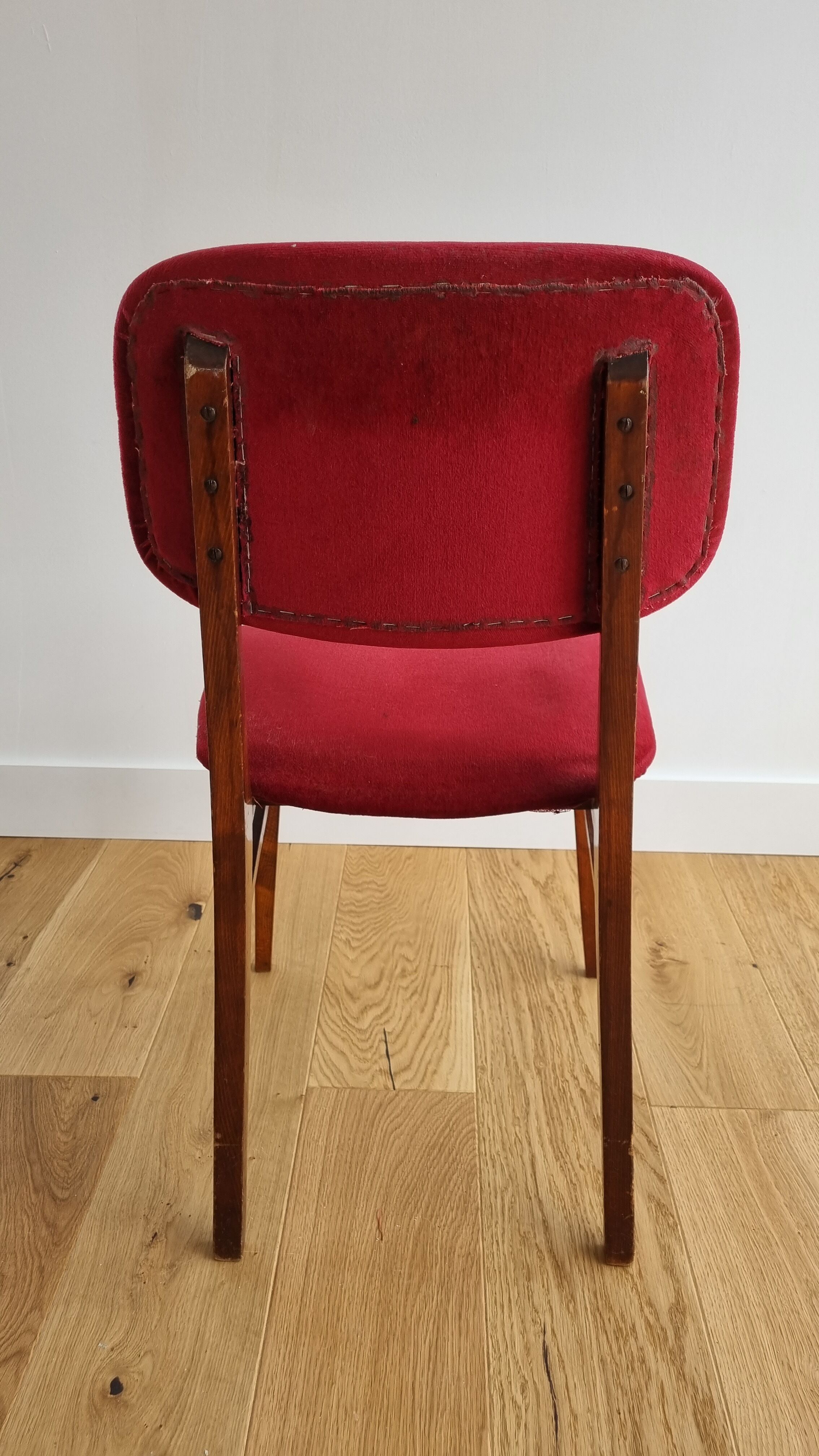 Vintage velvet chair