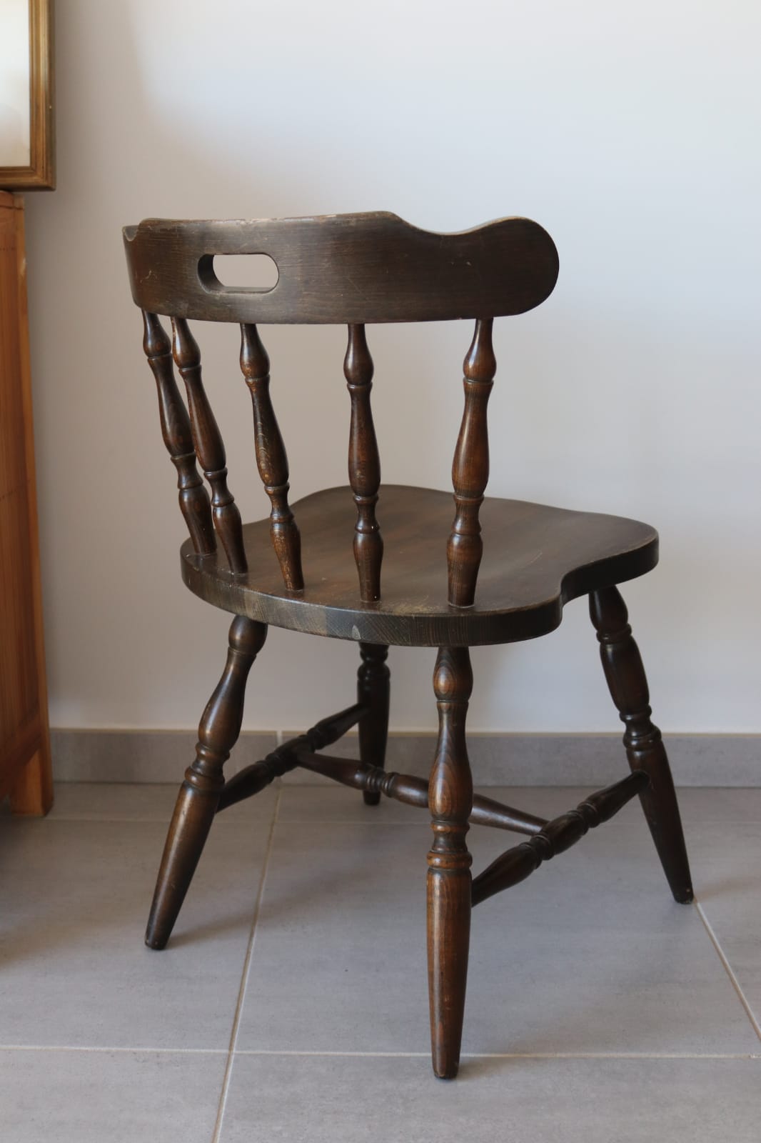 Chaise western de saloon vintage 1970/1980