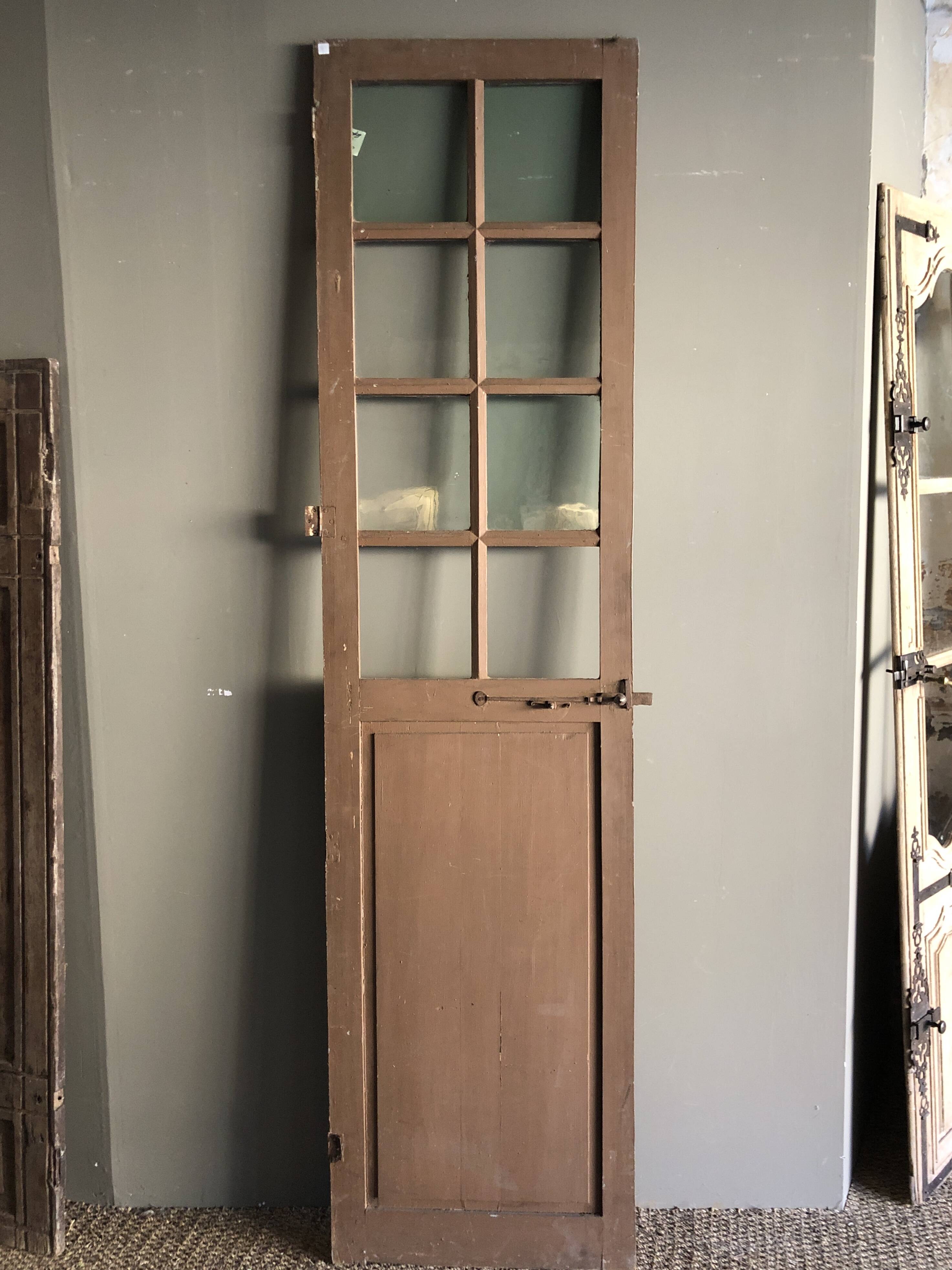 Porte vitrée - Grande & étroite - Époque XIXème