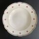 4 soup plates in Paris porcelain, "A la Reine" model, 1890, Damo