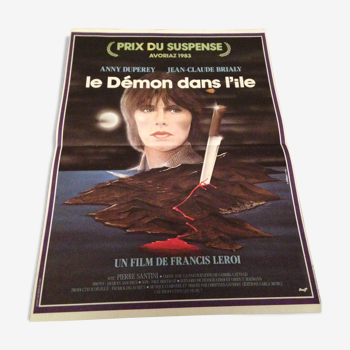 Affiche du film "Le démon dans l'île" 1983