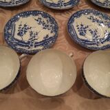 Tea set, 8 cups, fine porcelain from Japan, 40s/50s