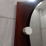 Rosewood 60s wall mirror