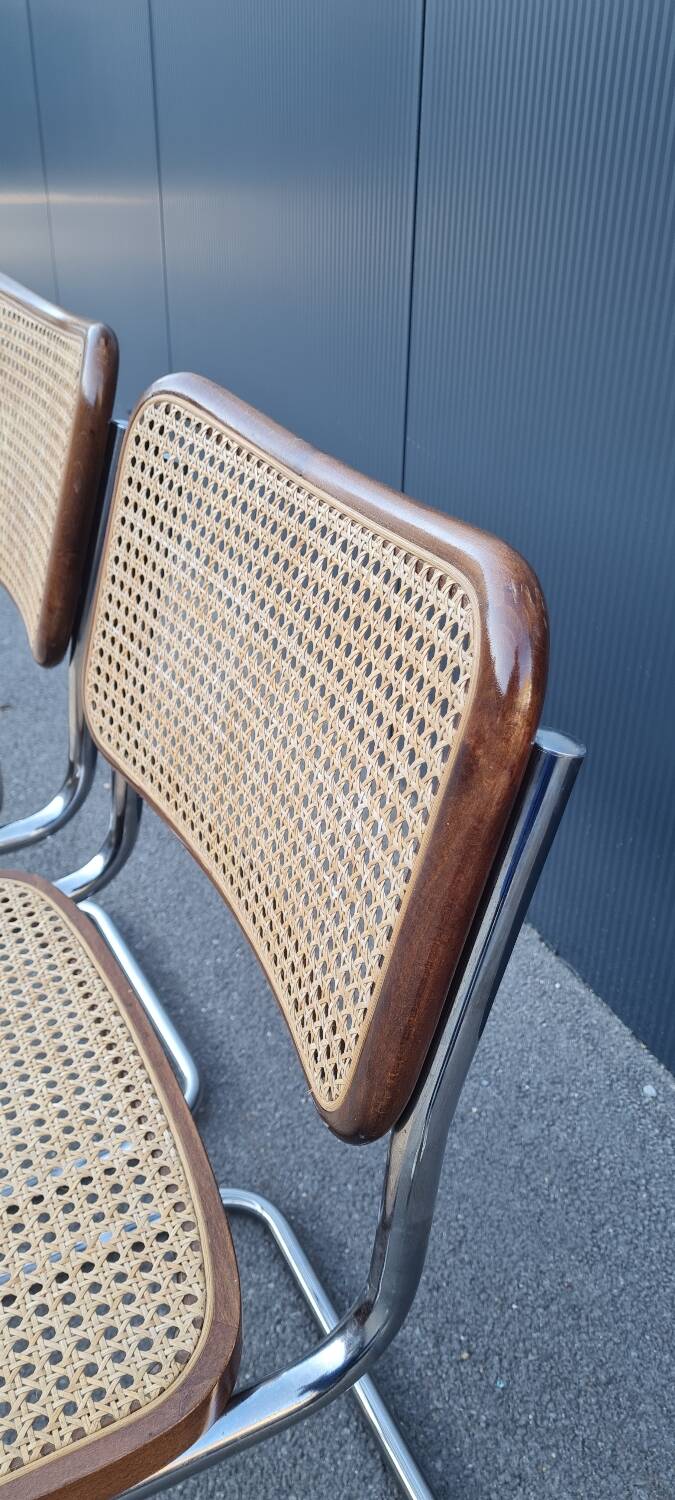 Paire de chaise b32 par Marcel Breuer