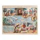 Old poster map of the West Indies - JP Pinchon - 1940