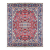 Grand tapis d'Orient Ancien Persan Iran Ispahan - Dim: 4.17 X 3.15 Mètres