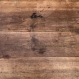 Antique cherry farmhouse table with 2 drawers and 1 pull-out