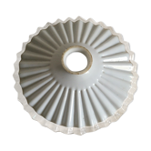 Opaline plissée en cristal pour suspension