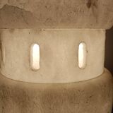 Vintage lamp from 1970 in alabaster - Italian lampshade