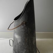 Old bucket coal zinc old zinc coal bucket zinkkohleeimer rustic decoration