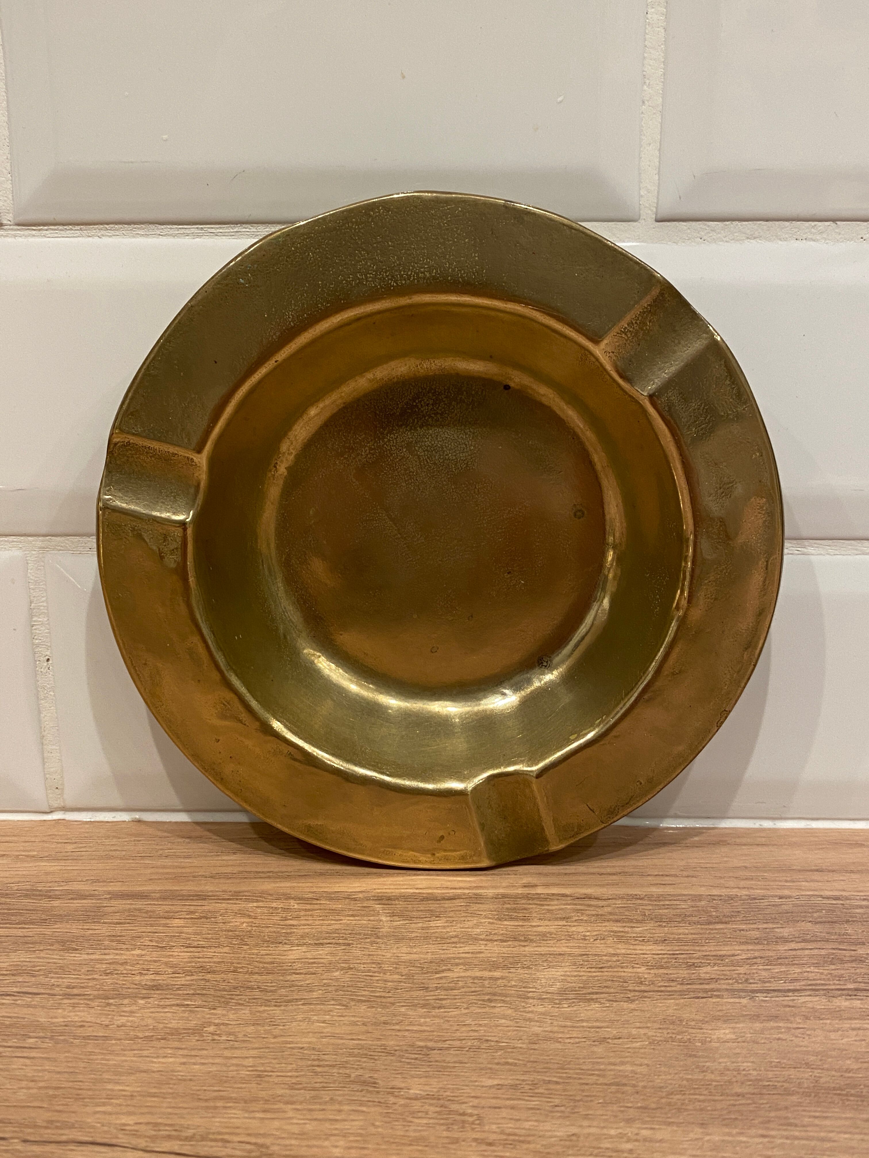 Brass ashtray