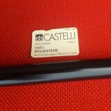 Set of 6 DSC 106 chairs by Giancarlo Piretti for Castelli