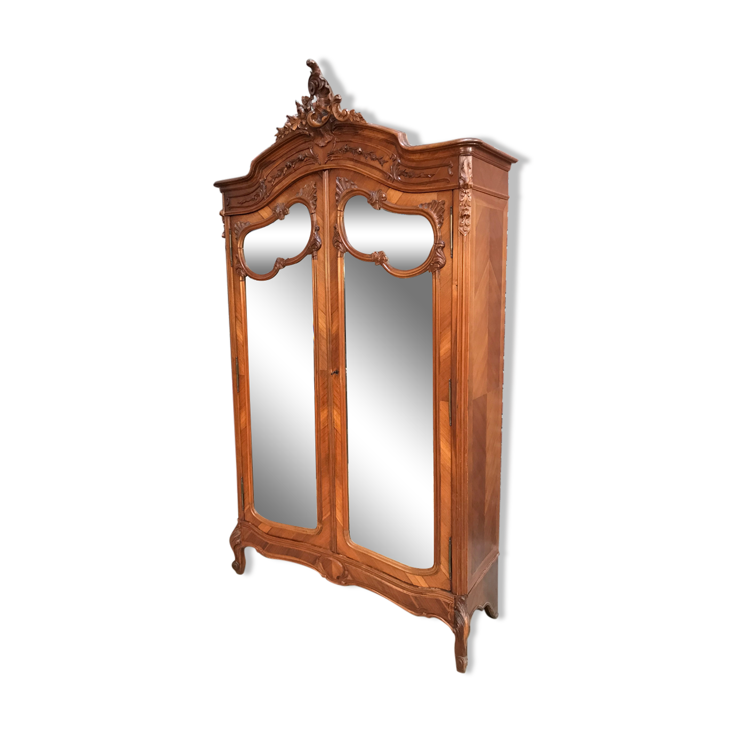 Two-door ice cabinet, louis XV style