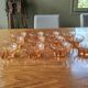 Lot de 12 coupelles art déco en verre