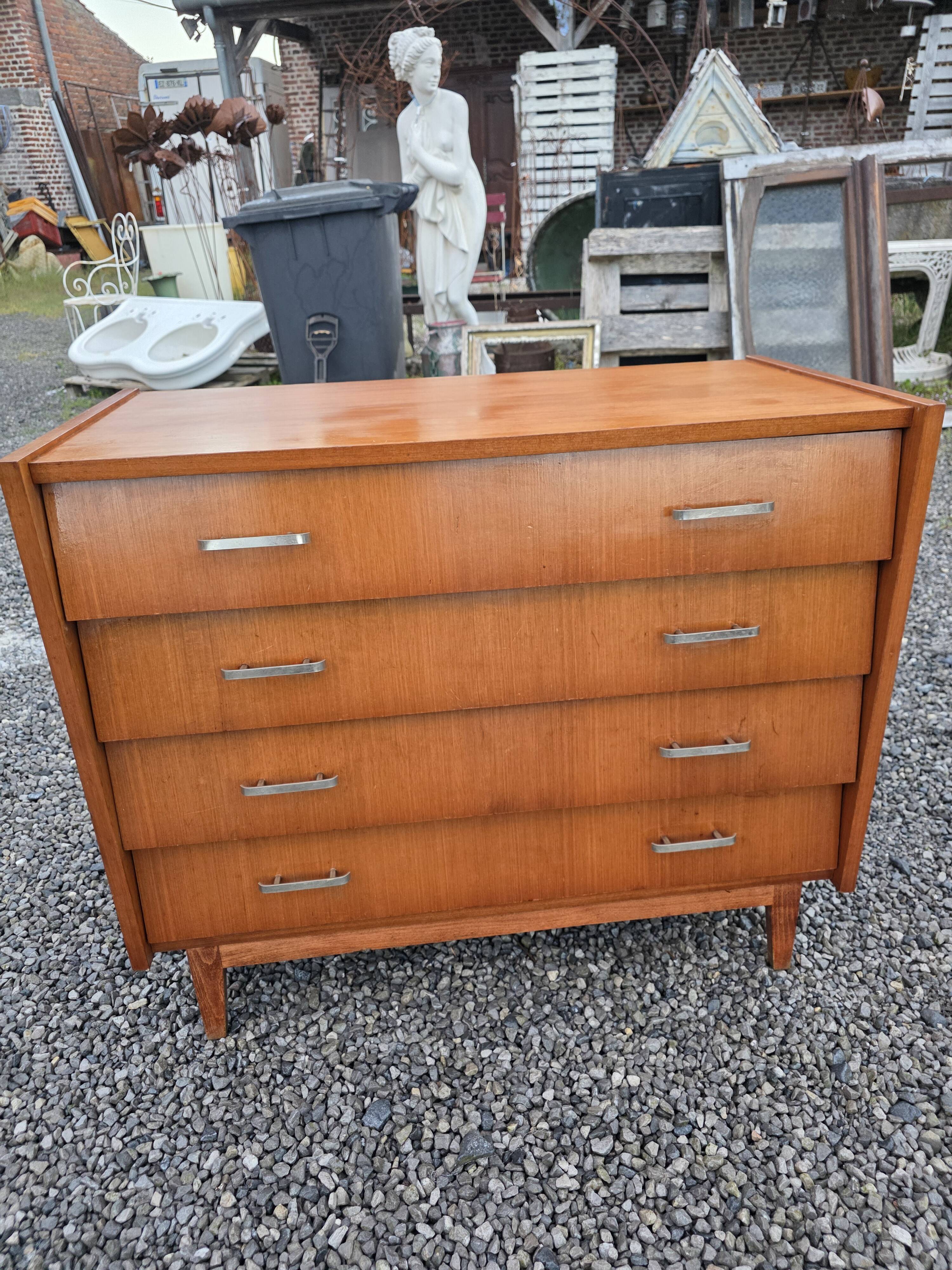 Vintage teak commode from the 1960s.