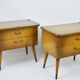 Paire de tables de chevet, années 1960