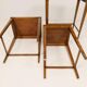 Tables gigognes Art déco en acajou et bouleau teinté, NK Suède, années 1940