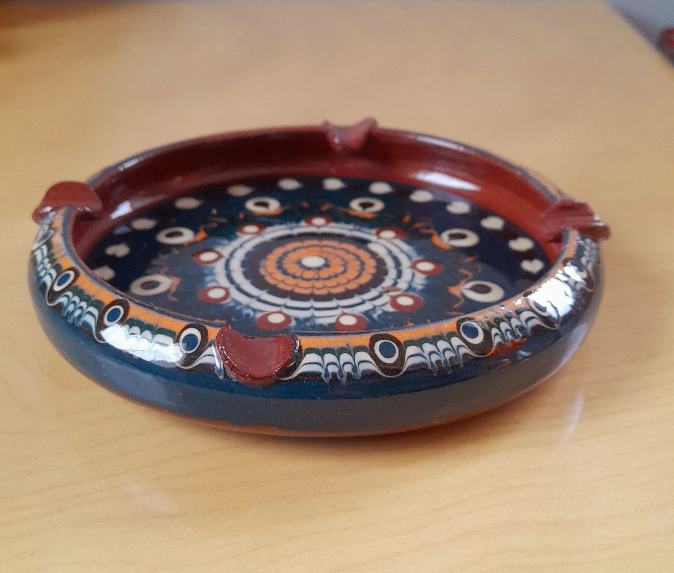 Ceramic ashtray 70s