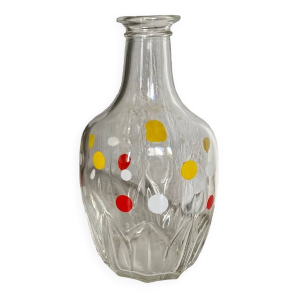Carafe/pichet vintage à pois