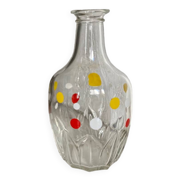 Carafe/pichet vintage à pois