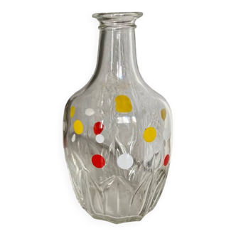Vintage carafe/pitcher, polka dot