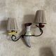 Vintage ceramic wall lights