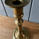 Old brass candle holder