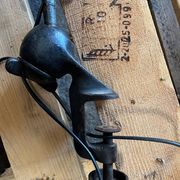 Lampe Gras industrielle étau