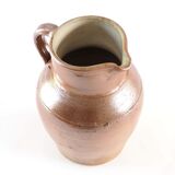 Iridescent stoneware pitcher