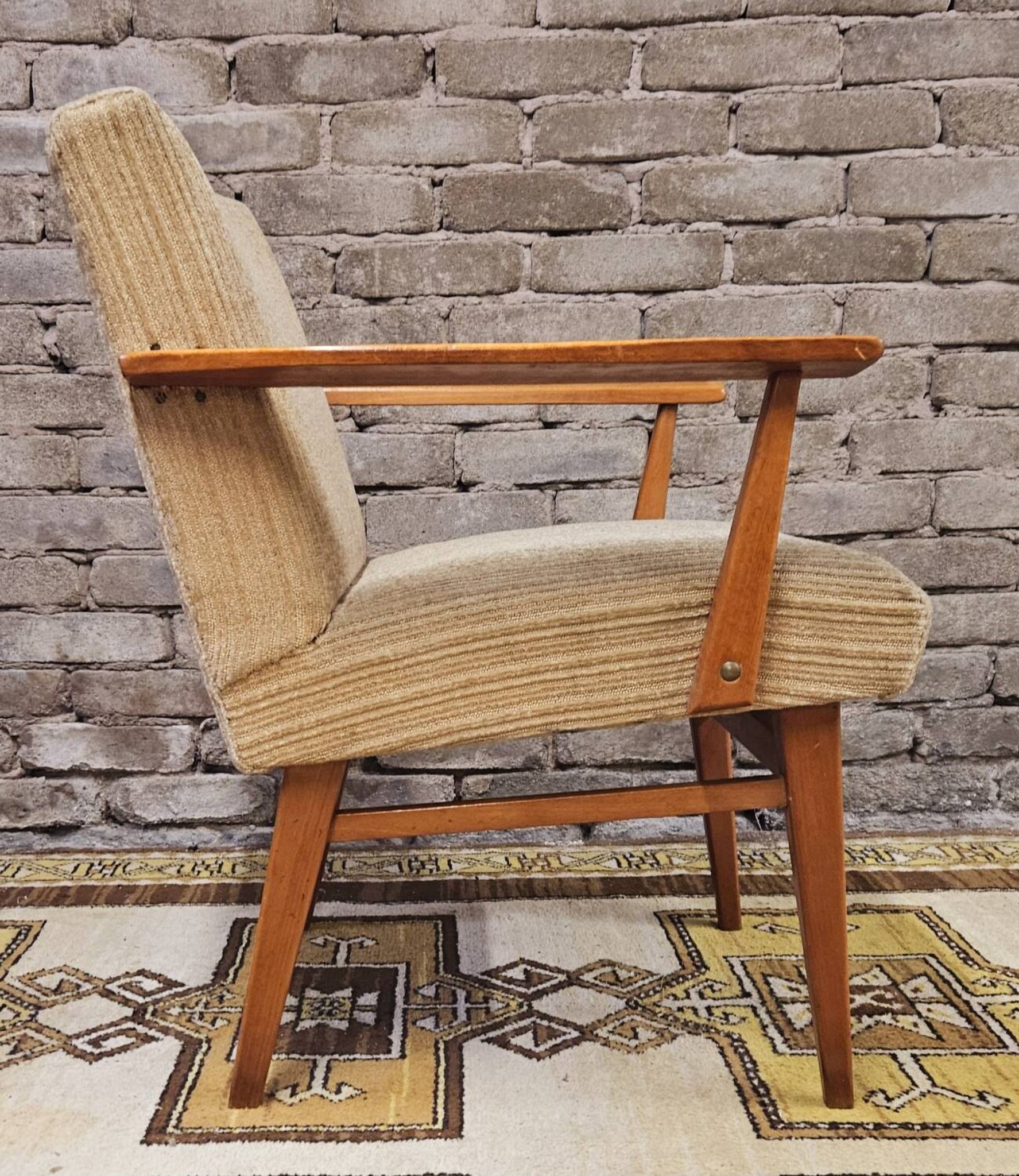 Fauteuil scandinave 1960 vintage