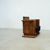 Set of two Art Deco lounge chairs