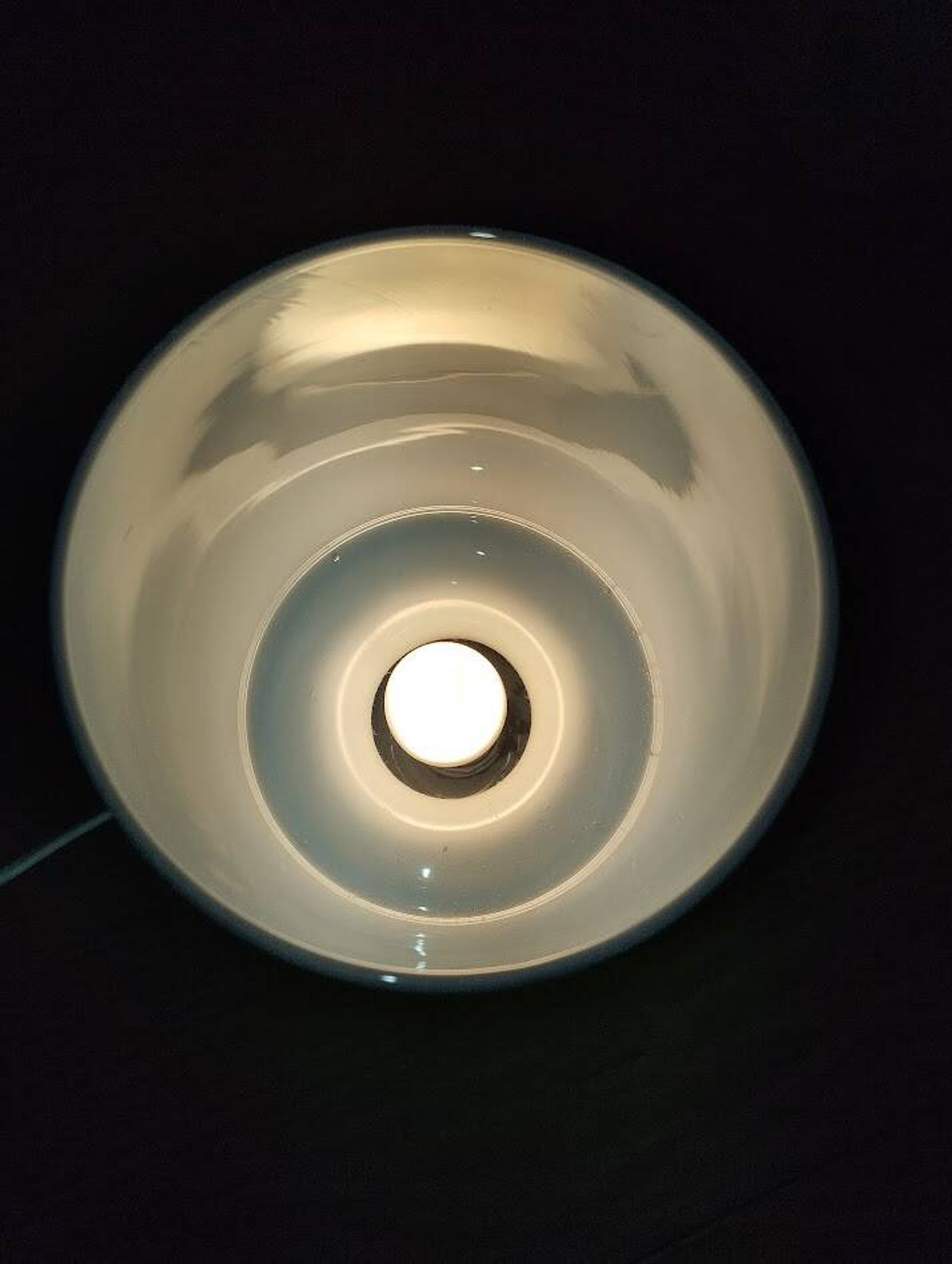 Lampe Lykta bleue vintage éditée par IKEA