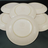 6 Julia dessert plates by Niderviller