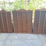 Lot 3 Lockers collection Storage Wood Decoration printing locker for collections